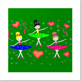 ballet dancers Posters and Art